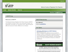 Tablet Screenshot of nsrtp.org